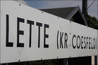 Hinweisschild Lette