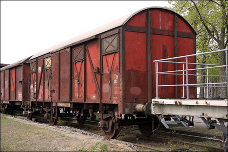 Gedeckter Güterwagen mit Tonnendach: Gs 213 | Foto: Michael Sandner